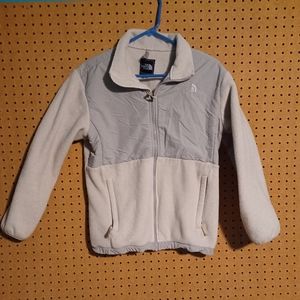 North Face Gray Girls XL fleece jacket